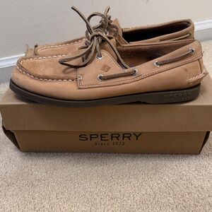 Sperry Kids Sahara Leather Boat Shoes